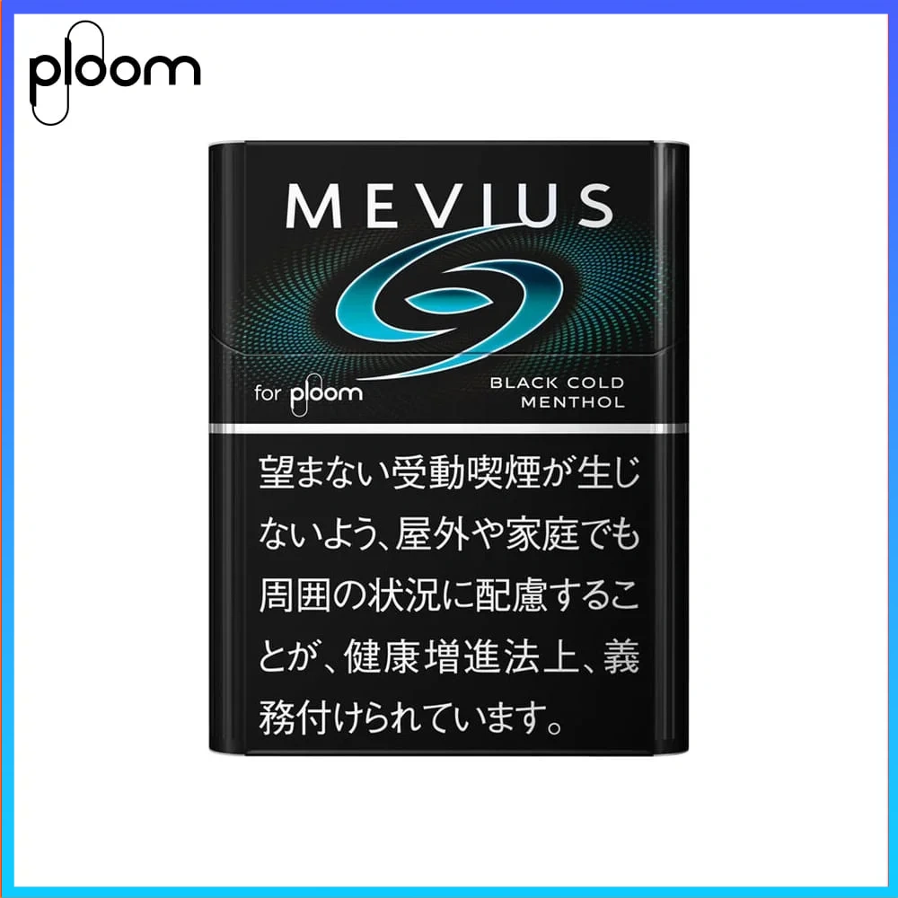 MVEIUS-黑冰薄荷 Ploom x AURA MEVIUS BLACK COLD黑冰薄荷煙彈