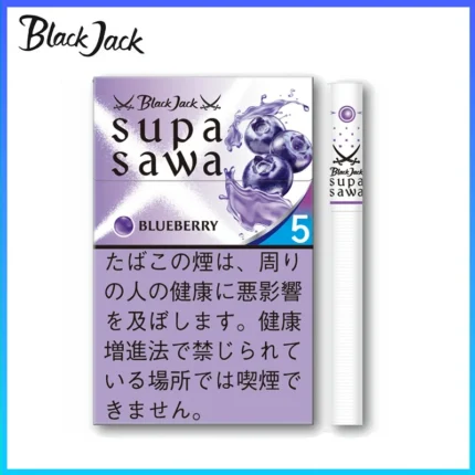Black Jack SUPA SAWA Blueberry黑傑克藍莓爆珠薄荷5mg香煙